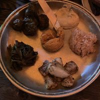 Pickle plate by candlelight   at Apteka in Pittsburgh