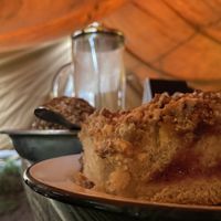 Dessert yumminess. Took one home    at Apteka in Pittsburgh