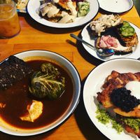 Things I can’t pronounce but...
Apple pancakes 
Pierogis 
Stuffed cabbage
Teatimes  at Apteka in Pittsburgh