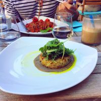 vegan risotto at Eqvita in 