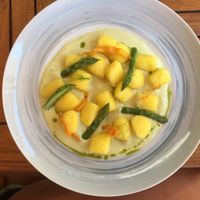 The saffron gnocchi  at Eqvita in 