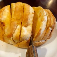 Vegan garlic cob at The Foundry Hotel in Bendigo