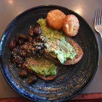 Vegan avo option at Cherry Tree Cafe in Healesville