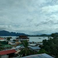 rooftop view at Levine's Eatery in Coron