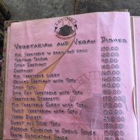 Menu at Levine's Eatery in Coron