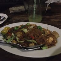 pancit with tofu at Levine's Eatery in Coron