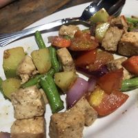 Stir fried veggies with tofu  at Levine's Eatery in Coron