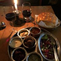 The OR2K vegan platter at OR2K in Pokhara