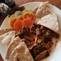 Mushroom Seitan Curry at OR2K in Pokhara