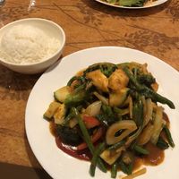 Pad Prik Khing Veggie  at Pattaya Thai Restaurant in Penfield