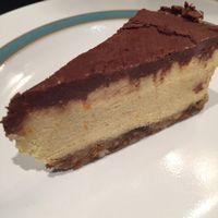 I don't actually know what this dessert is made out of but I loved it nonetheless! at Gringos Vegan Kitchen in Newcastle Upon Tyne