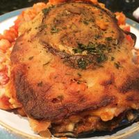 amazing moussaka!! at Gringos Vegan Kitchen in Newcastle Upon Tyne