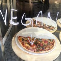 only one option but delicious !  at 8 vegetarian pizzas 8 world's salads a jeden kobliz in Olomouc