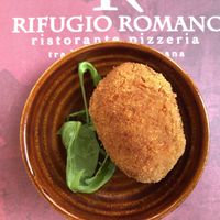 Veg supplì at Rifugio Romano in Rome