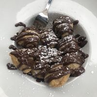Zoccolette with Nutella vegan at Rifugio Romano in Rome