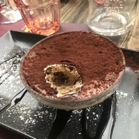 Tiramisu vegan at Rifugio Romano in Rome