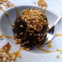 Bacio vegan (inside there is ice cream) at Rifugio Romano in Rome