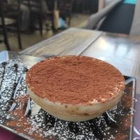 Vegan tiramisú at Rifugio Romano in Rome