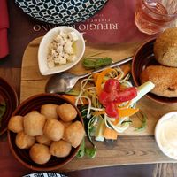 Vegan starter at Rifugio Romano in Rome