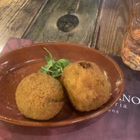 Arancine at Rifugio Romano in Rome