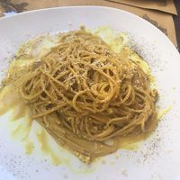 Carbonara at Rifugio Romano in Rome