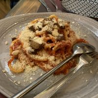 Vegan pasta at Rifugio Romano in Rome
