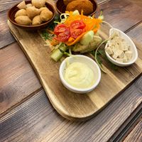 tagliere del rifugio vegan at Rifugio Romano in Rome