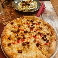 Pizza Bomba #Veganuary at Rifugio Romano in Rome