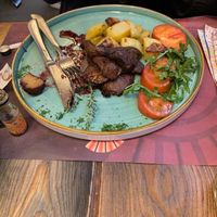 First time eating seitan - I was surprised at how delicious it was. I wouldn’t normally choose a meal that had a fake meat ingredient as am a WFPB vegan  at Rifugio Romano in Rome