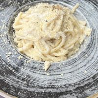 Cacio e pepe  at Rifugio Romano in Rome