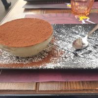 Vegan tiramissu at Rifugio Romano in Rome