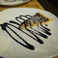 Chocolate cream dessert at Rifugio Romano in Rome