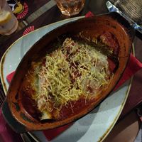 Vegan cannelloni at Rifugio Romano in Rome