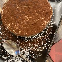 Vegan tiramisu   at Rifugio Romano in Rome