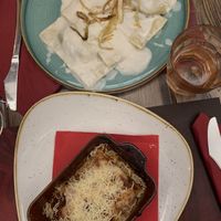Ravioli and Lasagne  at Rifugio Romano in Rome