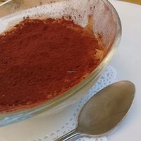 Vegan Tiramisu at Rifugio Romano in Rome