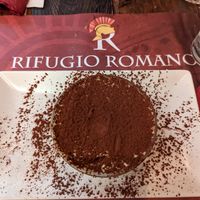 Vegan Tiramisu at Rifugio Romano in Rome