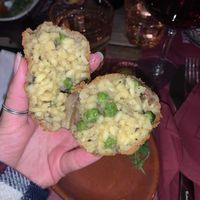 Arancini  at Rifugio Romano in Rome
