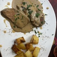 Saltimbocca alla vegana - highly recommend!  at Rifugio Romano in Rome