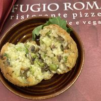 F***ing good Arancini the reviews are not wrong on this one could eat 3  at Rifugio Romano in Rome