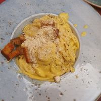 Carbonara at Rifugio Romano in Rome