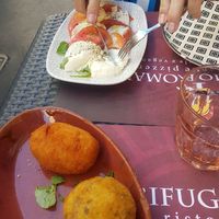 Arancini at Rifugio Romano in Rome