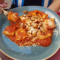 Spicy pasta (Not spicy really) at Rifugio Romano in Rome
