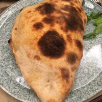 Calzone  at Rifugio Romano in Rome