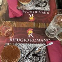 Tiramisu at Rifugio Romano in Rome
