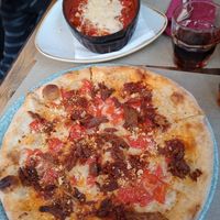 Pizza and Cannelloni at Rifugio Romano in Rome