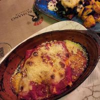 Cannelloni Vegan - filled with ground meat alternative at Rifugio Romano in Rome