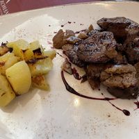 Scacciatora di Seitan al Montepulciano (the best!)  at Rifugio Romano in Rome