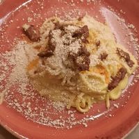 Carbonara at Rifugio Romano in Rome