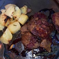 Seitan alla scacciatora  at Rifugio Romano in Rome